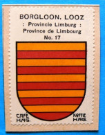 Limburg Limbourg N017 Borgloon Looz Timbre Vignette 1930 Café Hag Armoiries Blason écu TBE - Thee & Koffie
