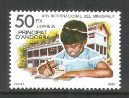 Spanish Andorra 1981 , Mint MNH (**) Stamp  - Neufs
