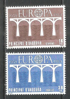 Spanish Andorra 1984 , Mint Stamps MNH (**) Europa Cept - Unused Stamps