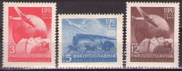 Yugoslavia 1949 - 75th Anniversary Of UPU, Mi 578-580 - MNH**VF - Ungebraucht