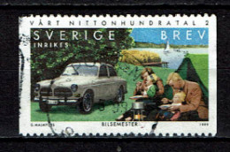 Sweden 1999 - Yv 2091 - Les Vacances. Volvo Blanche - Used - Used Stamps