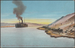 Steamer Crossing The Trench Of Toussoun, Suez Canal, C.1910 - Lévy Postcard LL54 - Ismaïlia