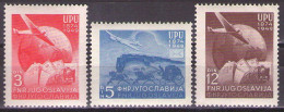 Yugoslavia 1949 - 75th Anniversary Of UPU, Mi 578-580 - MNH**VF - Nuovi