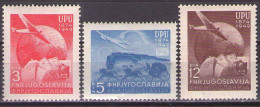 Yugoslavia 1949 - 75th Anniversary Of UPU, Mi 578-580 - MNH**VF - Nuovi