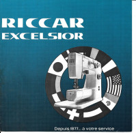 EH65 - CATALOGUE MACHINES A COUDRE RICCAR EXCELSIOR - Tools