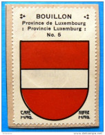 Province De Luxembourg N005 Bouillon Timbre Vignette 1930 Café Hag Armoiries Blason écu TBE - Té & Café