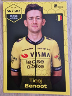 Card Tiesj Benoot - Team Visma-Lease A Bike - 2024 - Cycling - Cyclisme - Ciclismo - Wielrennen - Cyclisme