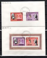 Aitutaki 1976 Space, Telephone Centenary Set Of 2 + S/s On 2 FDC - Oceania