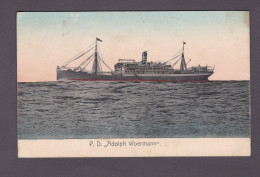 Bateau De Commerce P.D. Adolph Woermann German Steam Ocean Liner Woermann-Linie (WL) And German East Africa Line  58872 - Handel