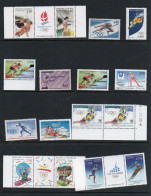 FRENCH ANDORRE - SMALL COLLECTION OF OLYMPCIS STAMPS MINT NEVER HINGED , SG CAT £54.75 - Ongebruikt