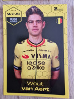 Card Wout Van Aert - Team Visma-Lease A Bike - 2024 - Cycling - Cyclisme - Ciclismo - Wielrennen - Cycling