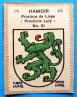 Prov Liège N031 Hamoir Timbre Vignette 1930 Café Hag Armoiries Blason écu TBE - Tea & Coffee Manufacturers