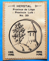 Prov Liège N039 Herstal Timbre Vignette 1930 Café Hag Armoiries Blason écu TBE - Tè & Caffè