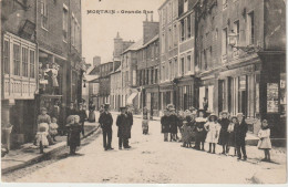 Manche : MORTAIN :  Grande  Rue   1908 - Andere & Zonder Classificatie