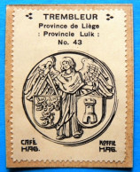 Prov Liège N043 Blégny Trembleur Timbre Vignette 1930 Café Hag Armoiries Blason écu TBE - Tee & Kaffee