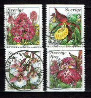 Sweden 1999 - Yv 2096/99 - Flowers, Orchids, Flore, Orchidées - Used - Gebruikt