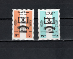 Kuwait 1976 Space, Telephone Centenary Set Of 2 MNH - Asien