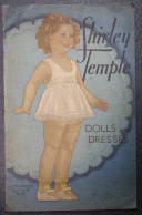 SHIRLEY TEMPLE  - DOLLA AND DRESSES  - IN USED CONDITION WITH HEAVY SIGNS OF USE- 6 PAGES 42 X 25 CM  LOOK SCANS - Altri & Non Classificati
