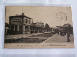 CPA  VILLERS  COTTERETS    //    LA  GARE  -- - Villers Cotterets