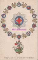 Heraldic Postcard - Insignia Of The Order Of The Garter  DZ149 - History