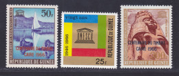 GUINEE N°  271, 272, A64 ** MNH Neufs Sans Charnière, TB (D7794) U.N.E.S.C.O. Sauvegarde Des Monuments De Nubie - 1966 - Guinea (1958-...)