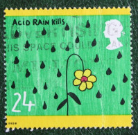 Acid Rains Kills Children Mi 1414 Yv 1633 SG 1629 1992 Used/gebruikt/oblitere ENGLAND GRANDE-BRETAGNE GB GREAT BRITAIN - Usados