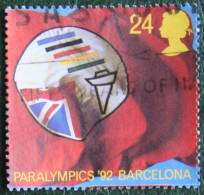 BARCELONA OLYMPICS PARAOLYMPIC Mi 1403 Yv 1621 1992 Used Gebruikt Oblitere ENGLAND GRANDE-BRETAGNE GB GREAT BRITAIN - Oblitérés