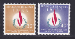 GUINEE N°  342 & 343 ** MNH Neufs Sans Charnière, TB (D7795) Droits De L'Homme - 1968 - Guinea (1958-...)