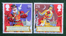 Arthur Sullivan Mi 1409-1410 Yv 1628-1629 SG 1624-2 1992 Used Gebruikt Oblitere ENGLAND GRANDE-BRETAGNE GB GREAT BRITAIN - Usati