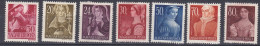 Hongrie 1944 Mi 753-759 * Série Complète Sainte Marguerite De Hongrie Et Hongrois Célèbres (A18) - Nuevos