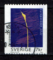 Sweden 1999 - Yv 2106 - History, The 50th Anniversary Of The European Council, European Elections - Used - Gebruikt