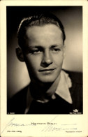 CPA Schauspieler Hermann Braun, Portrait, Autogramm - Acteurs