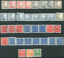 SWEDEN 1957 Complete Definitive Issues Used.  Michel 423-433 - Gebraucht