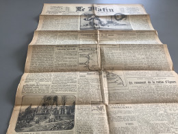 LE MATIN.   JANVIER 1915.     Militaria    WW1    Le Blucher.      Souain - Autres & Non Classés