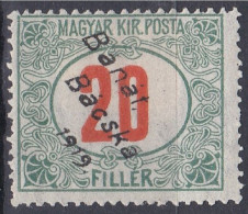 Hongrie Banat Bacska Taxe 1919 Mi 5 *  (A15) - Banat-Bacska