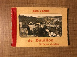 Souvenir De Bouillon Petit Carnet 10 Photos Véritables - Bouillon