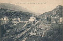 OLARGUES - N° 16 - VUE PAMORAMIQUE DE LA VALLEE DU JAUR (GARE CHEMIN DE FER) - Autres & Non Classés