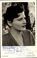 CPA Schauspielerin Edith Mill, Profil-Portrait, Autogramm - Acteurs