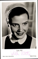 CPA Schauspielerin Edith Mill, Portrait, Film Haus Des Lebens, Autogramm - Actores