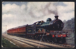 Pc Godley Juntion, Lokomotive No. 346 Der Great Central Railway, Manchester To London Express, Englische Eisenbahn  - Eisenbahnen