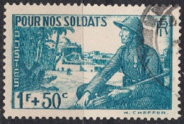 France 1940 N° 452 Pour Nos Soldats (H42) - Oblitérés