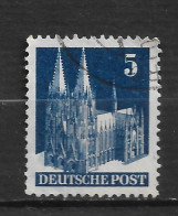 ALLEMAGNE   BIZONE  N° 43 " COLOGNE " - Usados