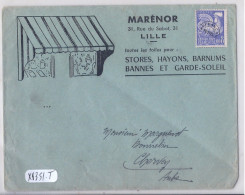 PREOBLITERES-  LILLE- ETS MARENOR- 0F08 COQ- ILLUSTRATION- STORES-HAYONS-BARNUMS... - 1961-....