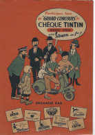 1954. TINTIN  Participez Au Grand Concours. Dépliant Avec Alsan, Poulain Et Autres. Double Page - Werbeobjekte