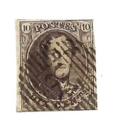 Oblitération "28" Sur 10 Centimes. - 1858-1862 Medaglioni (9/12)