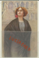 CARTOLINA ILLUSTRATORE DONNA WOMEN FEMME 1918 - 1900-1949