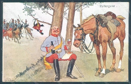 Artist Signed Schoenpflug F. Army Soldier Horse B.K.W.I. 585-4 Postcard HR2475 - Otros & Sin Clasificación