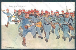 Artist Signed Schoenpflug F. Army Soldier B.K.W.I. 346-8 Postcard HR2450 - Autres & Non Classés