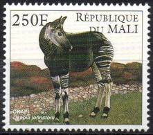 MALI 1997 -1v - MNH - Okapi Or The Forest Giraffe Or Zebra Giraffe - Mammals - Fauna - Endangered - Giraffes