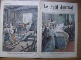 1894 LE PETIT JOURNAL 200 La Mort Du Comte De Paris Chinois Assassinat Douanier - 1850 - 1899